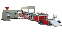 Single Extruder Double Die Laminating Machine