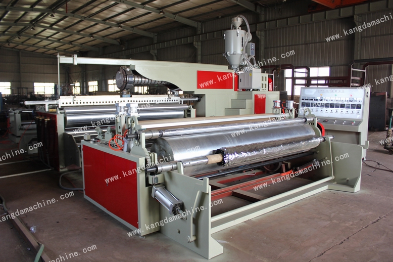 Single Extruder Double Die Laminating Machine