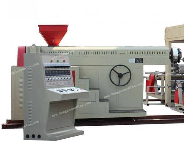 Single Extruder Double Die Laminating Machine