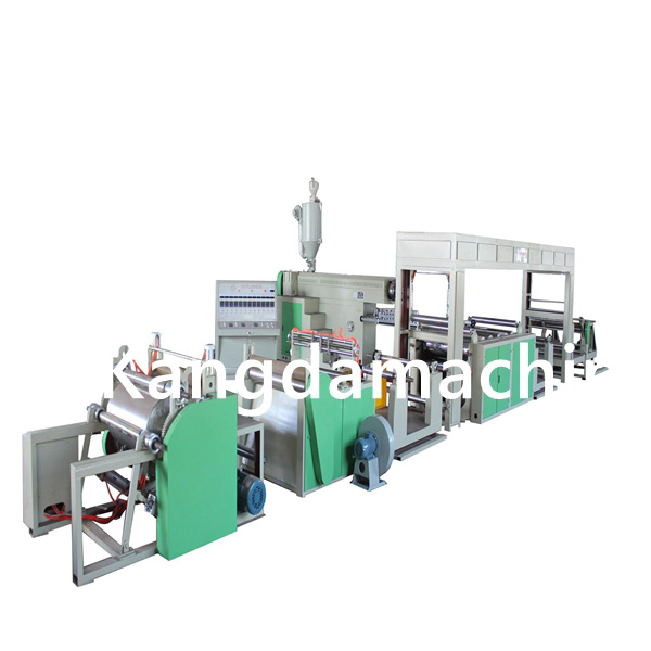 Single Extruder Double Die Laminating Machine